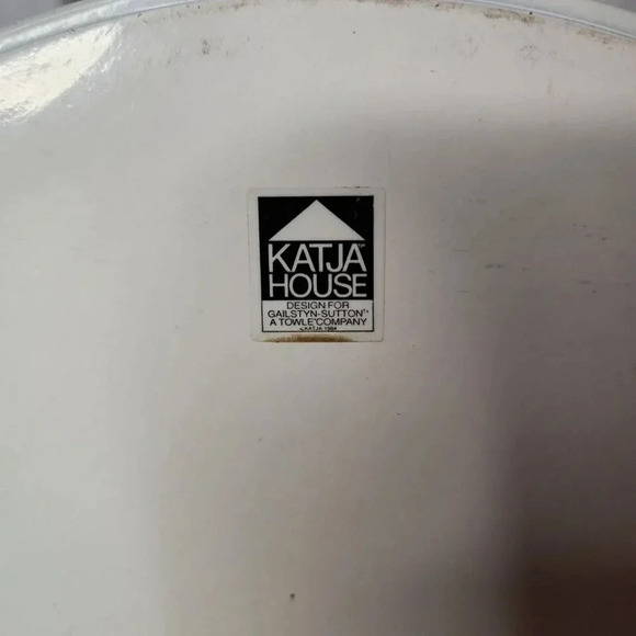 Vintage Katja House design for Gailstyn-Sutton Towele Co serving tray Retro 80s - Picture 8 of 16